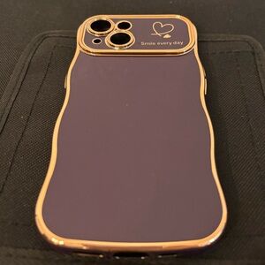 Purple iPhone 15 phone case